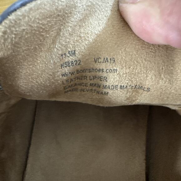 Born Allegheny Men's Sneakers Shoes Size 11.5 Gray Leather Lace Up Low Casual - Picture 8 of 8